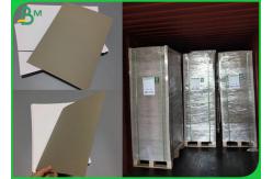 China 1.2mm Recyclable Greyboard With Laminate White Paper One Side For books supplier