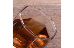 China Premium Scotch Crystal Wine Glasses Rock Style For Cocktails 300ml Capacity supplier