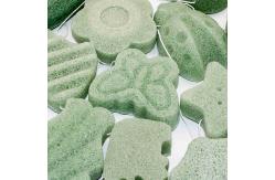 China Blue Gray Gently Exfoliating Konjac Sponge Soft Facial Cleansing Sponge supplier