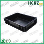 Black Color Anti Static Storage Boxes Surface Resistance 103-109 Ohms for sale