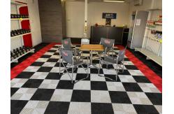 China Rib Industrial Interlocking Floor Tiles 18mm Polypropylene Garage Flooring supplier