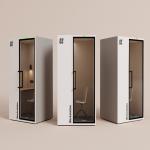 Modern Soundproof Office Pod Noise Reduction Customizable Meeting Work Single Booth for sale