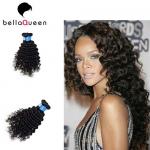 Smooth Deep Wave Malaysian Virgin Hair , Natural Black Human Hair Weave for sale