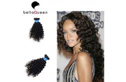 China Smooth Deep Wave Malaysian Virgin Hair , Natural Black Human Hair Weave supplier