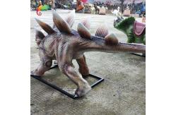 China Water Proof Replica Fiberglass Animatronic Animatronic Stegosaurus Statue supplier