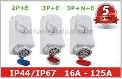 China Mechanical Interlock Industrial Power Switched Sockets , Single / Three Phase supplier