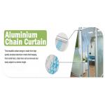 Hanging Metal Chain Fly Screens Aluminum Window Door Curtain 1.6 Mm Or 2.0 Mm Wire for sale