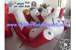 China Durable Inflatable Water Totter / PVC Tarpaulin Inflatable Water Games Seesaw supplier