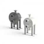 Water Cooler For Thermal Oil and Water Plate and Shell Heat Exchanger Oil Condenser for sale
