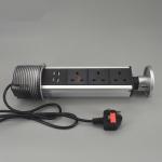 UK Standard Pop Up Power Tabletop Kitchen Socket With LED Indicator for sale