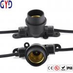 Energy Saving E27 Lamp Holder Waterproof Screw Underground Cable Connector for sale