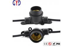 China Sturdy E27 Lamp Holder With A Weight Of 50g And 2m Cable Length supplier