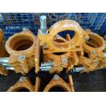 Concrete Pump Truck Pipe Clamp Yellow and Red Tube Clamp for High Pressure and Wear Resistance Accessories for sale