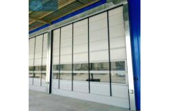 China 220V 0.8m/S Roller Shutter Doors With Transparent Window supplier