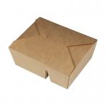 26oz 45oz Biodegradable Brown Paper Food Boxes Kraft Paper Takeaway Box Food Packaging for sale