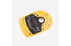 China DC 12 Volt PCB Membrane Switch Panel Irregular Shape With Glossy Matte Surface supplier
