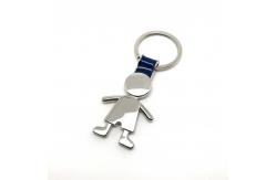 China Zinc Alloy Metal Keychain Holder in Siliver for Your Business Needs supplier