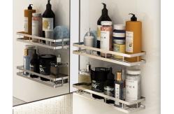China 201 Stainless Steel Kitchenwares 25cm-40cm Wall Mounted Condiment Organizer supplier