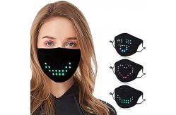 China LED Sound Activated Luminous Face Mask Voice Recognition Simple Animation supplier