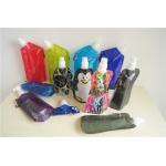 Reusable Plastic Food Spout Pouch / Drinking Water Plastic Liquid Pouch Packaging for sale
