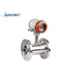 Stainless Steel Turbine Water Flow Meter Sanitary Flow Meter Flange Connection for sale