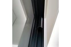 China Vertical 48x36 Window Double Hung Bathroom Black With Tempered Glass supplier