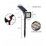 Wateproof 6500k 45w 50w Street Led Solar Light 4000 Lumen for sale