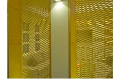China Interior Partition Galvanized Stainless Steel Expanded Metal Mesh PVDF 4mm Thickness supplier
