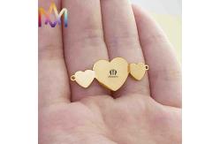 China 13x33MM Creative Brushed Finish SS304 Custom Engraving Charms supplier