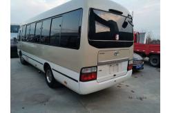 China Petrol Engine Used Toyota Coaster Bus / 6 Gearbox Toyota Used Mini Bus supplier