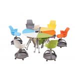 OEM Training Room Tables And Chairs ABS / PP Foldable Table And Chairs