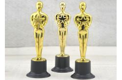 China Personalized Plastic Trophy Cup , Kids Plastic Trophies With figure Statue supplier