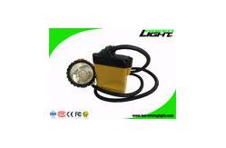 China 25000lux High Lightness LED Mining Headlamp  Li - Ion Battery With Long Life Time supplier
