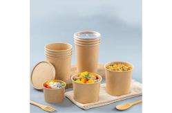 China Cheap Custom Eco-friendly Food Grade Recyclable PLA Coated 1000ml Disposable Paper Bowl supplier