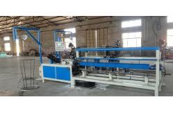 China Fully automatic and efficient  PLC control 2m width double wire feeding chain link fence machine supplier