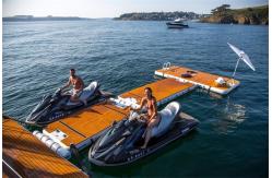 China Custom Floating Leisure Dock  Yacht Inflatable Water Platform supplier
