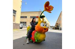China Amusement Park Ride on Dinosaur Electric Scooter with Steel Frame and Remote Control supplier