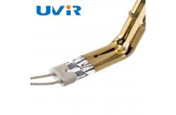 China 45-480v Customized Heat Lamp Tube Gold Coating Infrared Element supplier