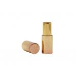Screen Printed Gold Aluminum Empty Lipstick Tube , ABS  Aluminum Lip Balm Tubes for sale