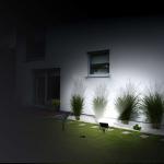Adjustable Wall Mount Solar Garden Light Warehouse Services for sale