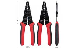 China 8 Inch 3 On 1 Wire Stripper Tool Cutter Multifunctional 0.2kg supplier