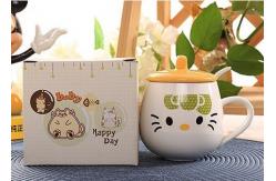 China Stoneware Glazed Hello Kitty Promotional Ceramic Mugs supplier