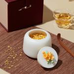 Functional Design 4.7DIAX7”H Ceramic Container With Lid Multifunctional