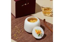 China Functional Design 4.7DIAX7”H Ceramic Container With Lid Multifunctional supplier