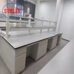 Epoxy Resin Board Chemistry Lab Bench Phenolic Resin Sheet Counter Tops Multi Functional Socket for sale