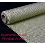 Vermiculite Coated Fiberglass Fabric High Strength High-temperature Resistance Corrosion Resistance Flame Retardant for sale