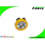 5000lux Portable Led Cordless Miner Headlight 2.2Ah Rechargeable Li - ion Battery PP Meterial for sale
