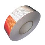 Honeycomb Red Silver Dot Reflective Tape Placement 6 Inch X 6 Inch For Truck Car for sale
