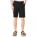 Black Drawstring Mens Linen Shorts 10In Inseam for Spring and Autumn for sale