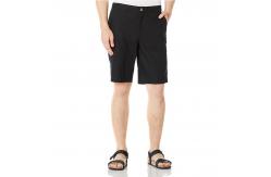 China Black Drawstring Mens Linen Shorts 10In Inseam for Spring and Autumn supplier